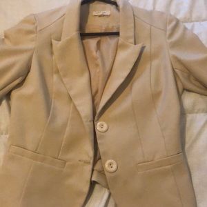 Cream blazer